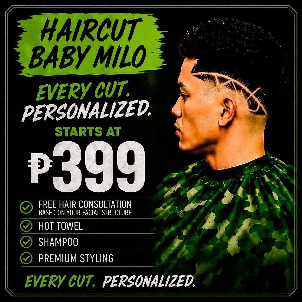 Baby Milo haircut